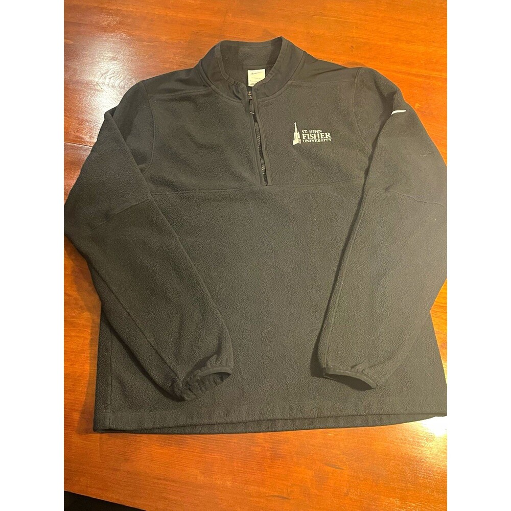 Nike Therma-FIT St. John Fisher Univ Logo 1/4 Zip Fleece Pullover Men's M